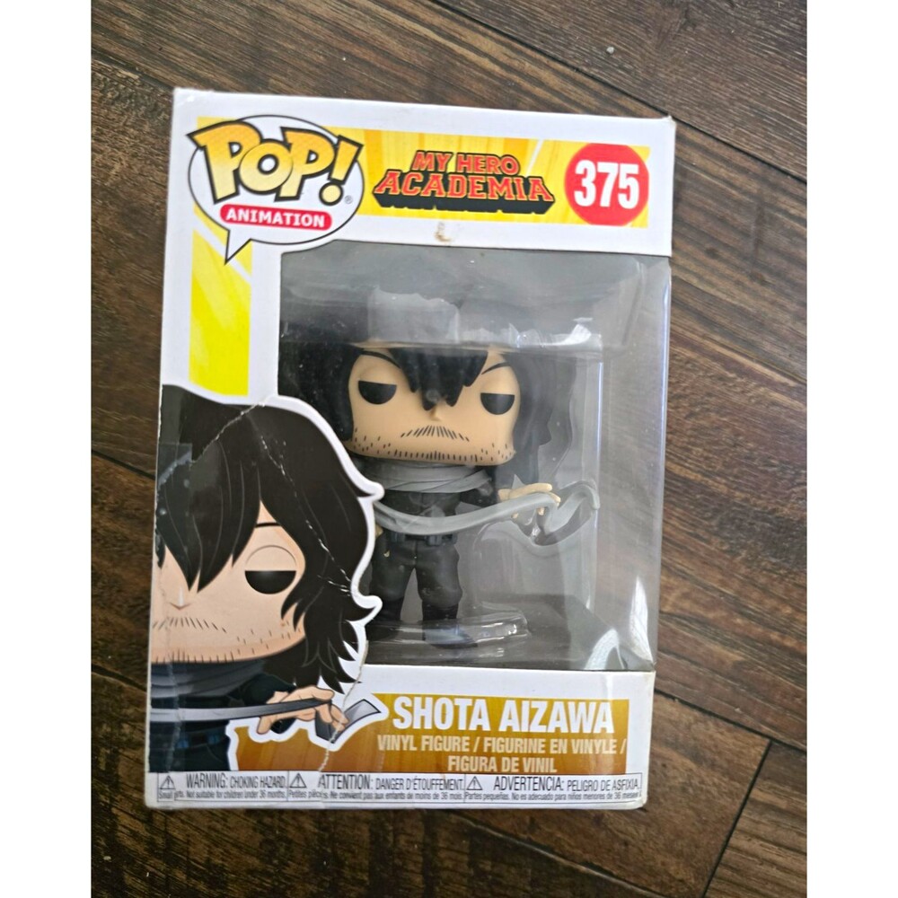 Funko Pop! Animation My Hero Academia Shota Aizawa #375 Vinyl Figure box damage